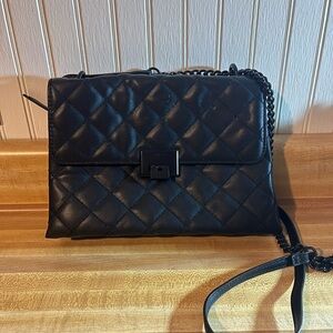 Aldo Black Quilted Shoulder Bag